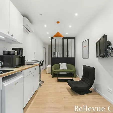 Les Bellevue Cite Trivalle, Cite 500M, Free Private Car Park On Demand, Free Public Car Park 200M, Aircon, Wifi, Cite View Terrace Holiday home Carcassonne